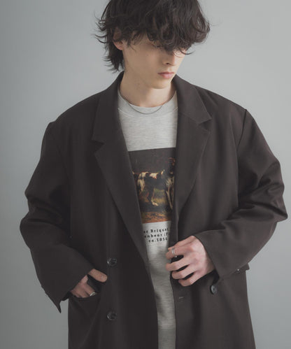 雙排扣 長款 大衣