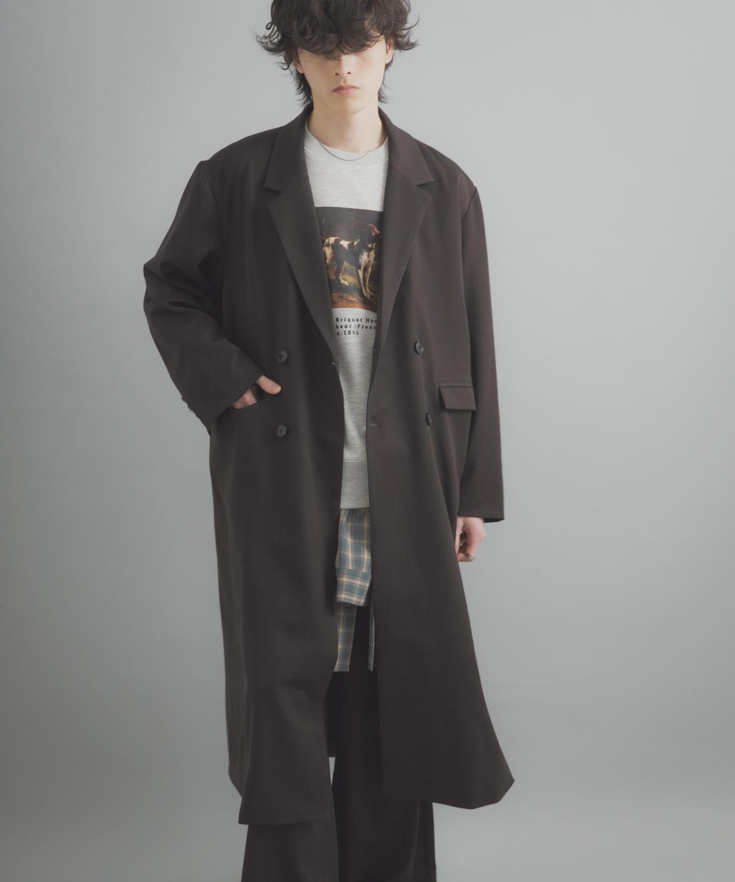 雙排扣 長款 大衣