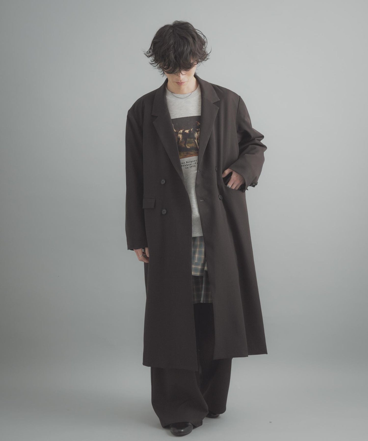 雙排扣 長款 大衣