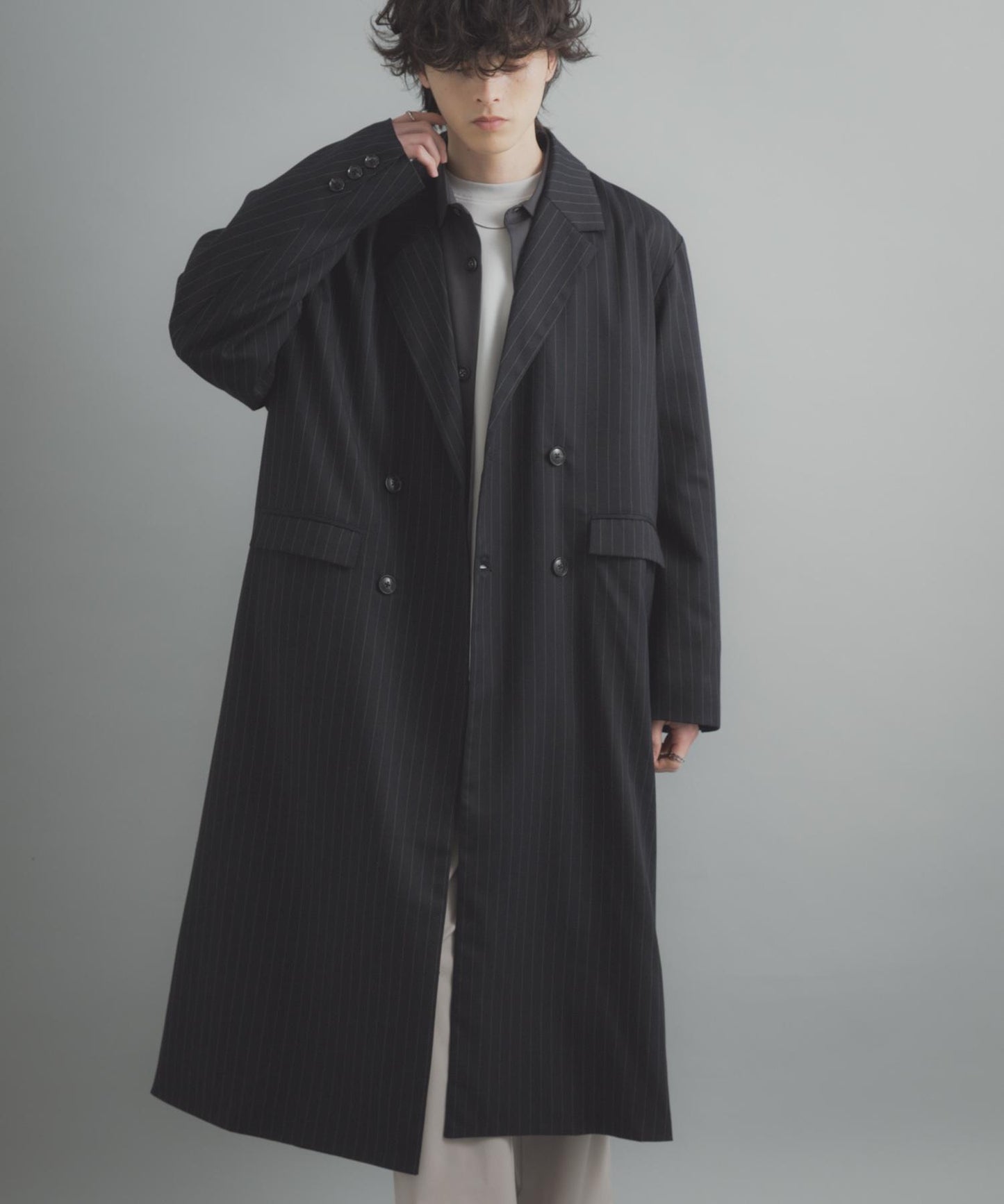 雙排扣 長款 大衣
