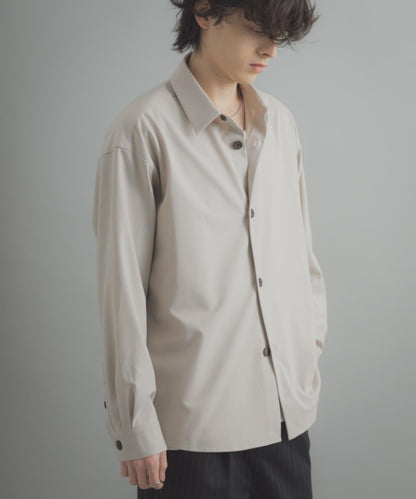 易打理 寬鬆 翻領 襯衫