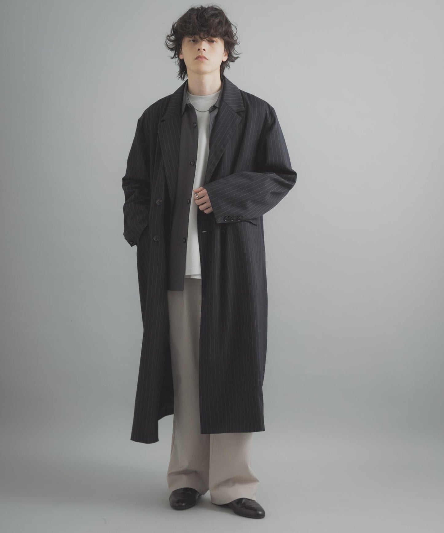 雙排扣 長款 大衣