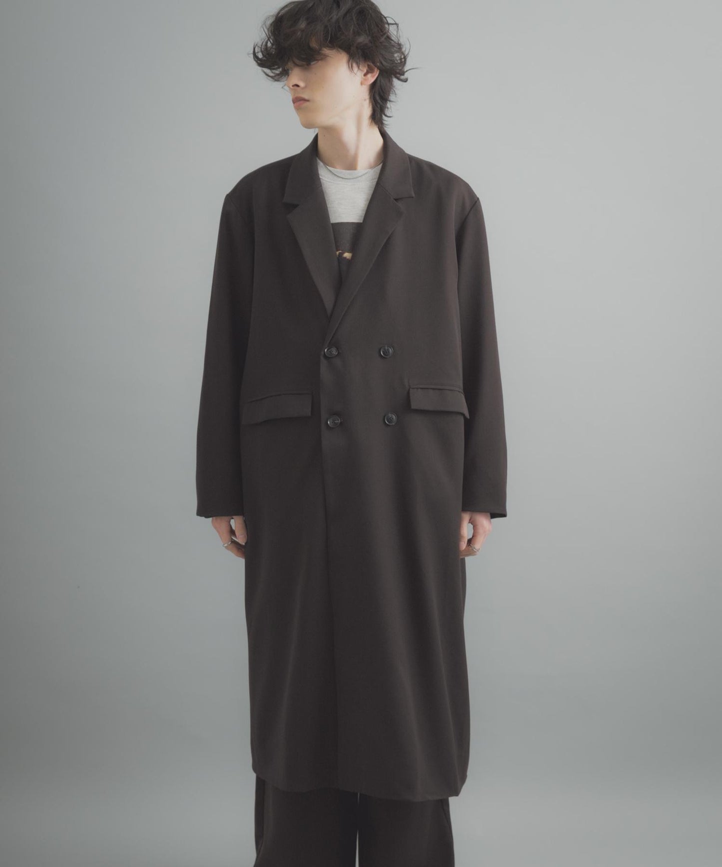 雙排扣 長款 大衣