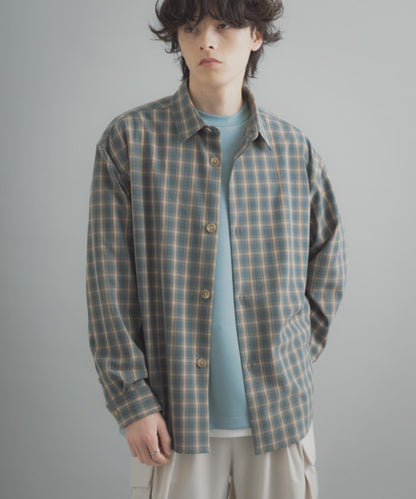 易打理 寬鬆 翻領 襯衫