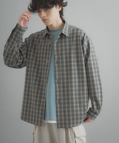 易打理 寬鬆 翻領 襯衫