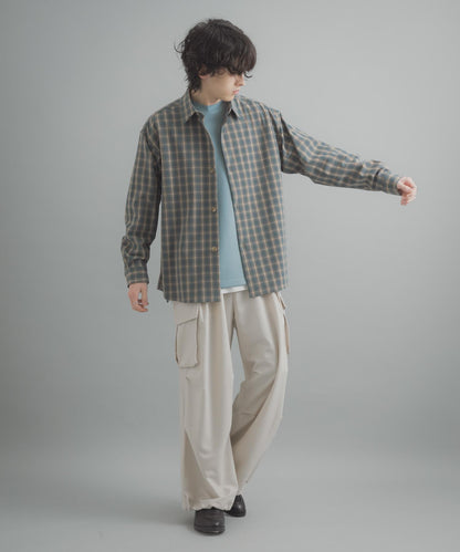 易打理 寬鬆 翻領 襯衫