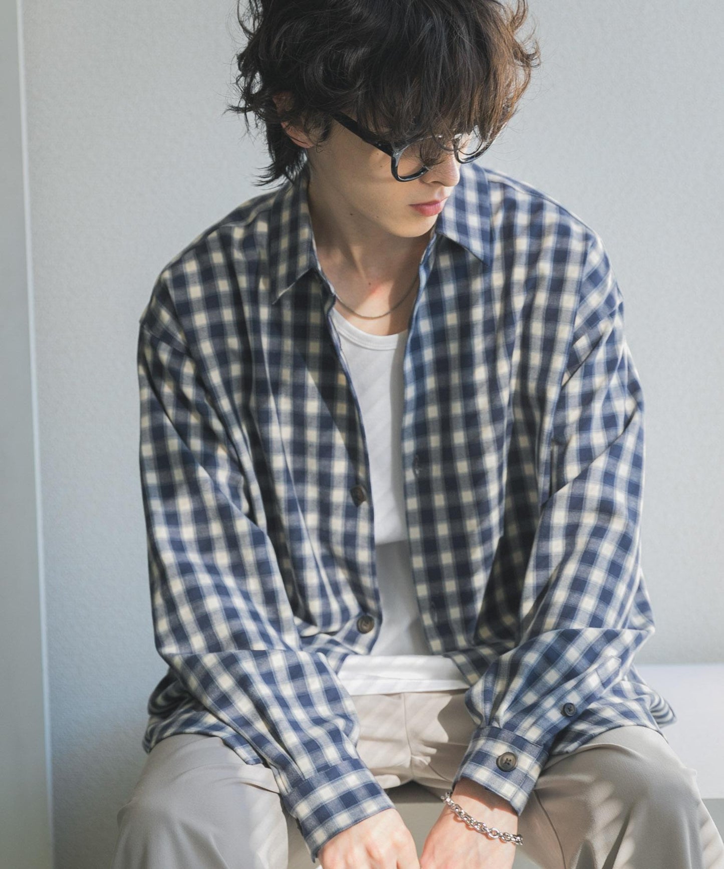 易打理 寬鬆 翻領 襯衫