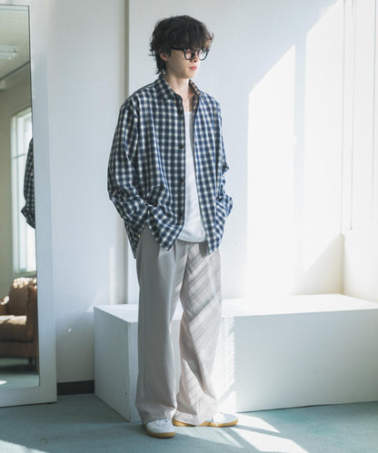 易打理 寬鬆 翻領 襯衫