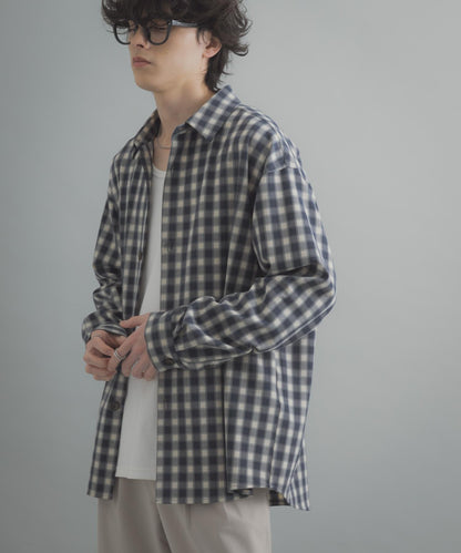 易打理 寬鬆 翻領 襯衫