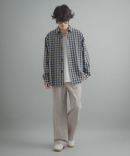 易打理 寬鬆 翻領 襯衫