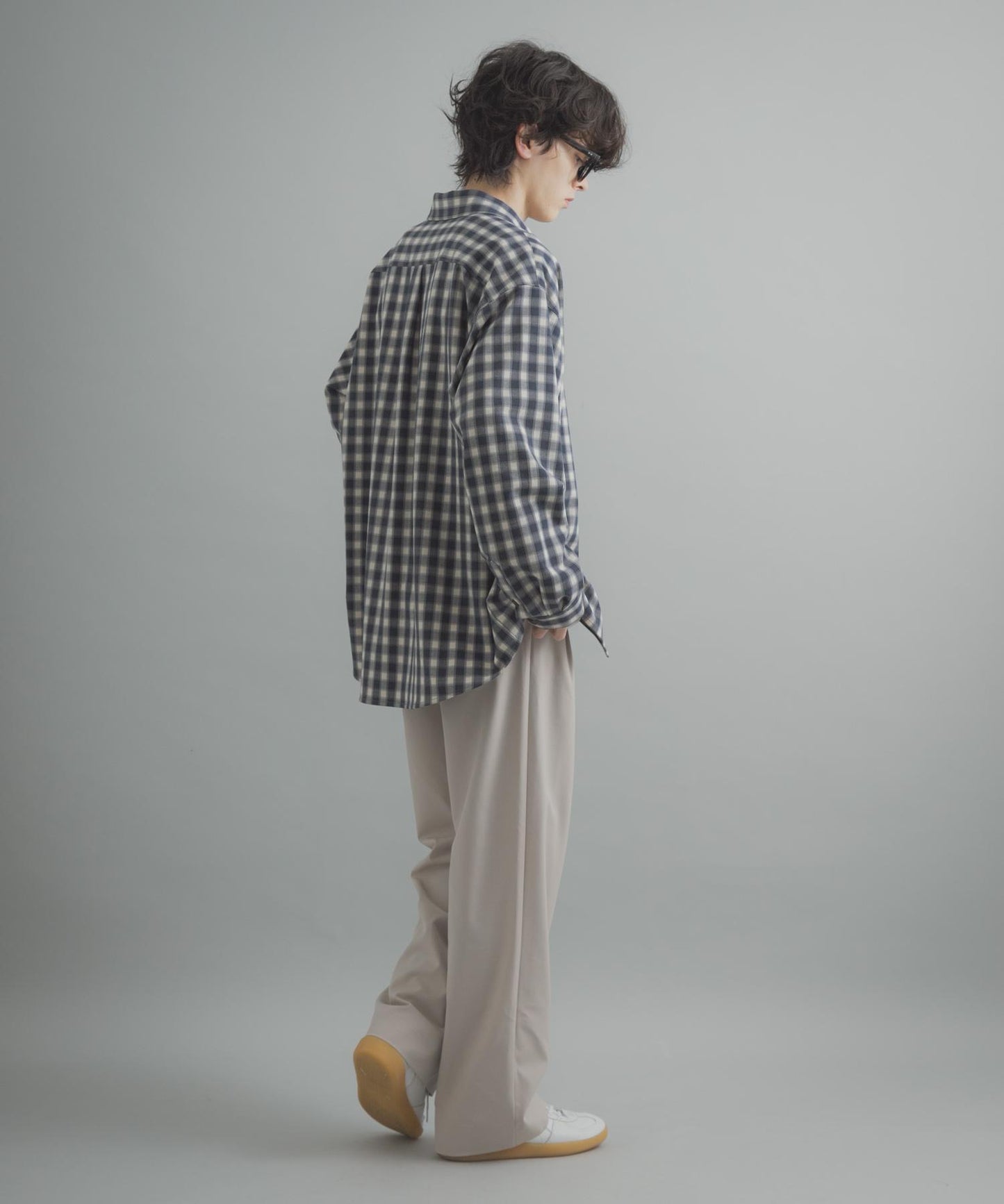 易打理 寬鬆 翻領 襯衫