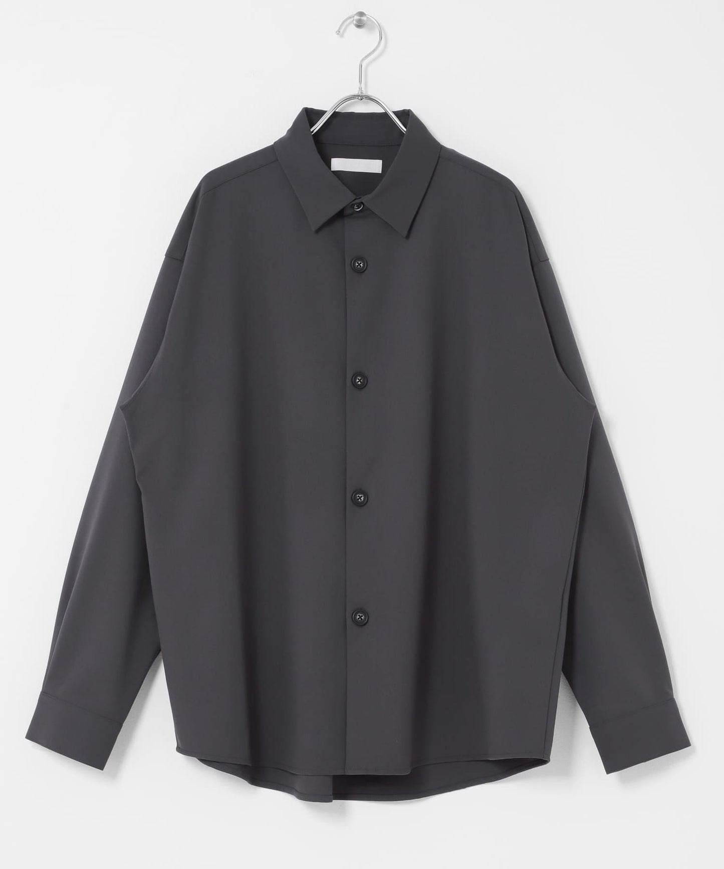 易打理 寬鬆 翻領 襯衫