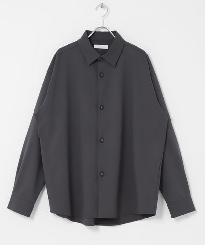 易打理 寬鬆 翻領 襯衫
