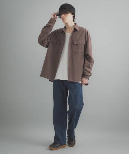 提花直筒牛仔褲