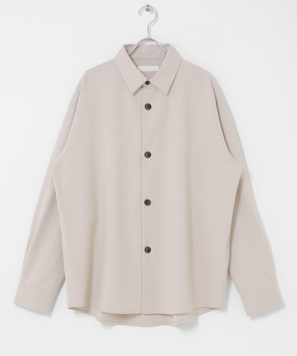 易打理 寬鬆 翻領 襯衫
