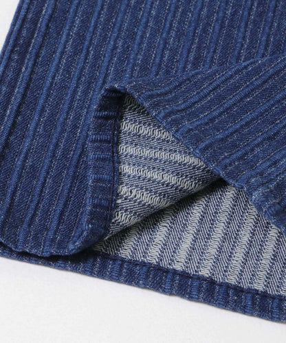 提花直筒牛仔褲