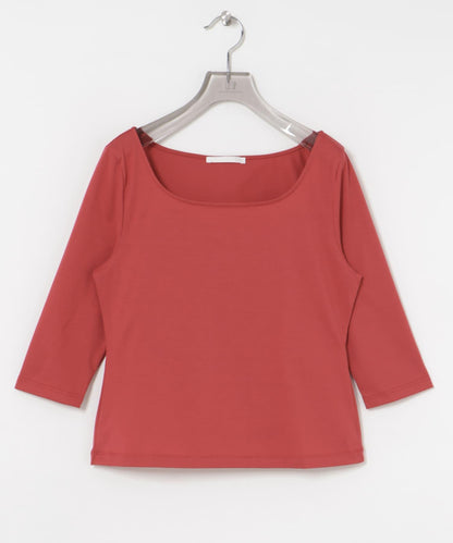 AMOMENTO SCOOP NECK SHORT SLEEVE T-SHIRTS