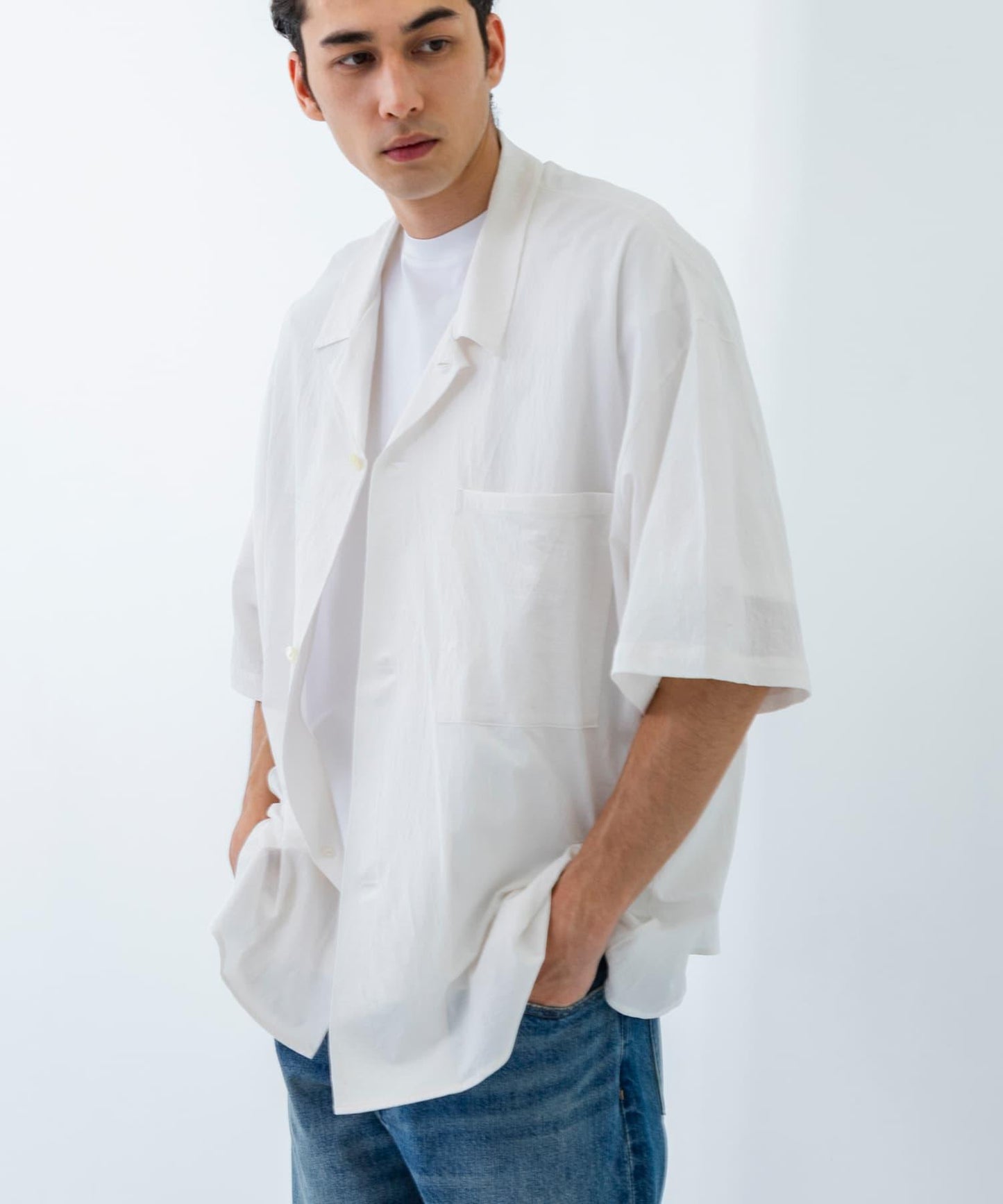 GGG Open Collar Short-Sleeve Shirts