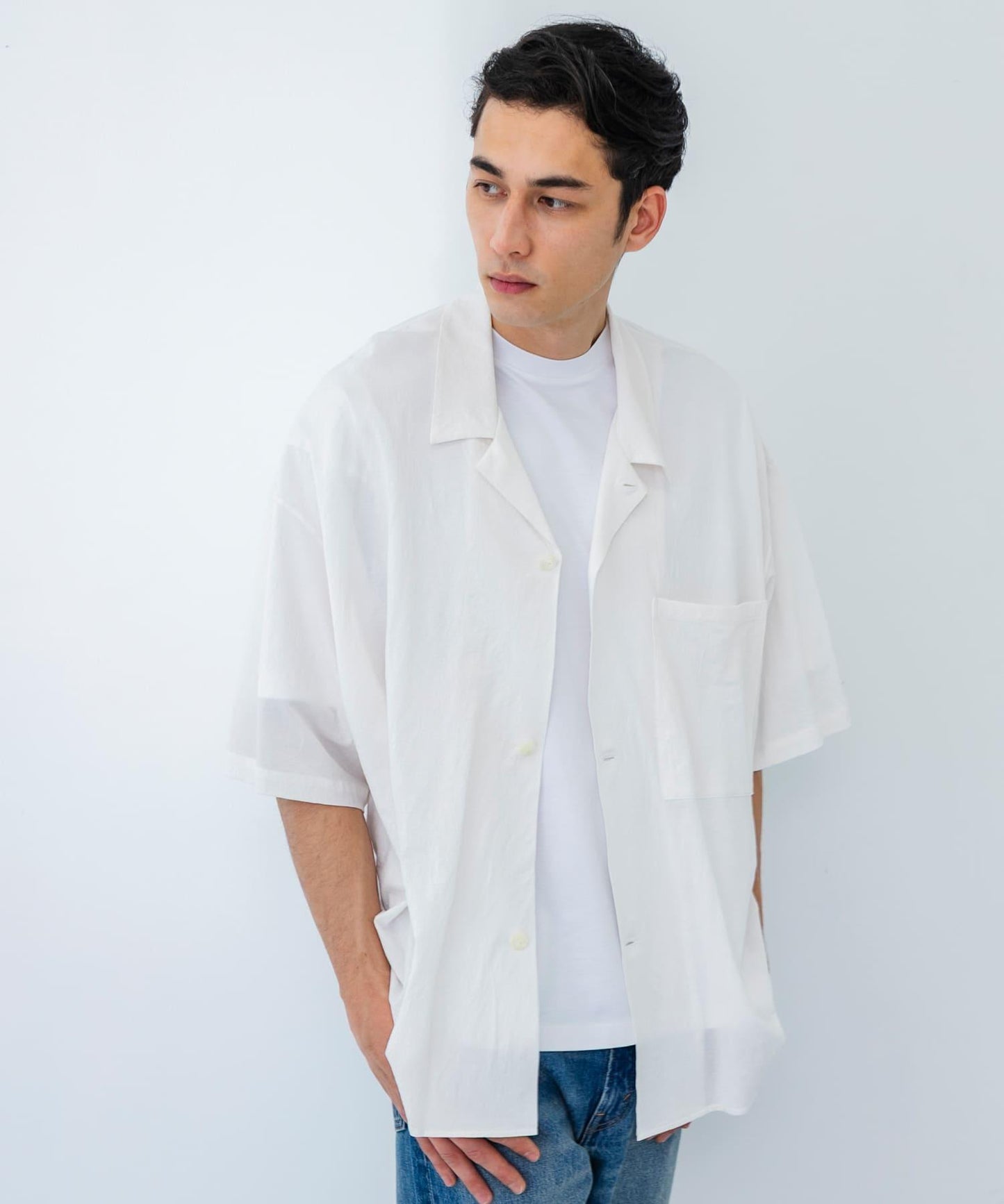 GGG Open Collar Short-Sleeve Shirts