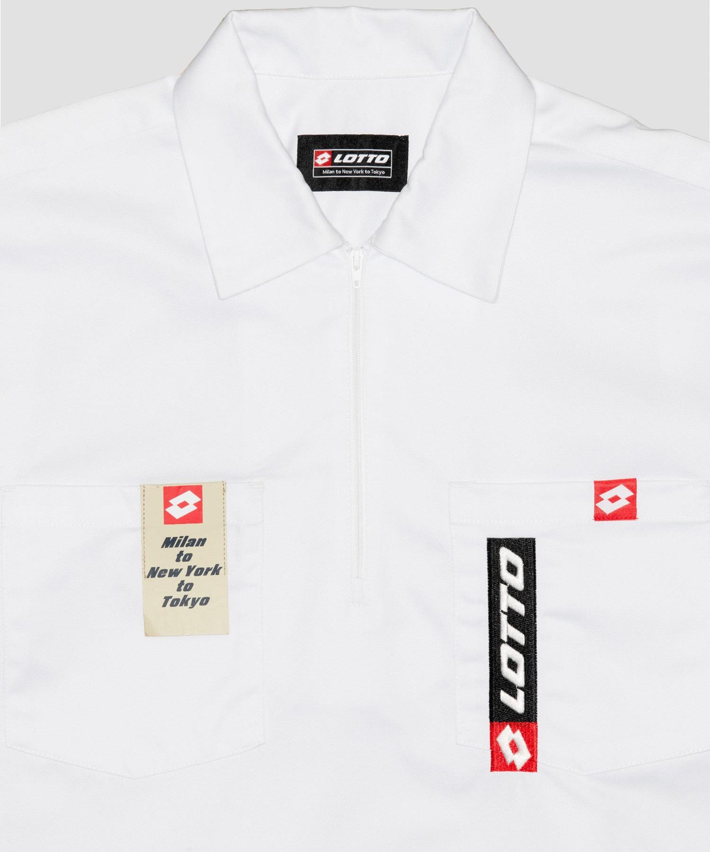 LOTTO TC TWILL HALF ZIP SHIRTS