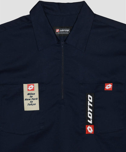 LOTTO TC TWILL HALF ZIP SHIRTS