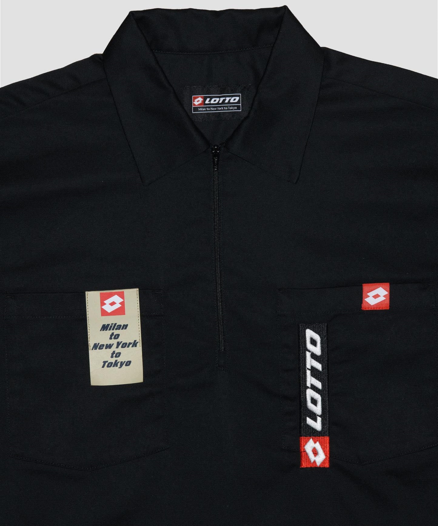 LOTTO TC TWILL HALF ZIP SHIRTS