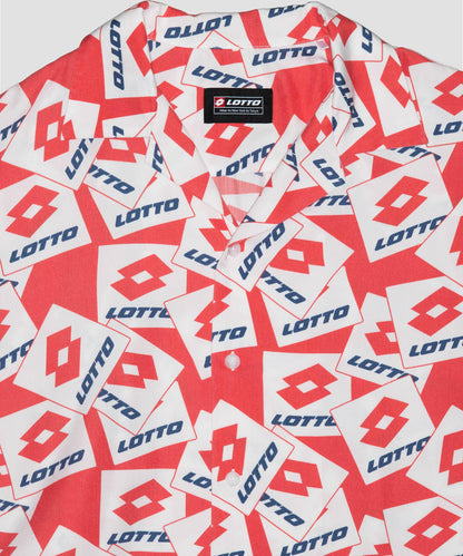 LOTTO LOGO PATTERNED O/C SHIRTS