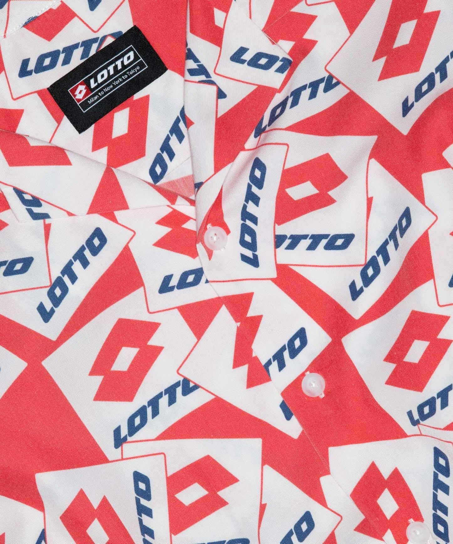 LOTTO LOGO PATTERNED O/C SHIRTS