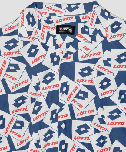 LOTTO LOGO PATTERNED O/C SHIRTS