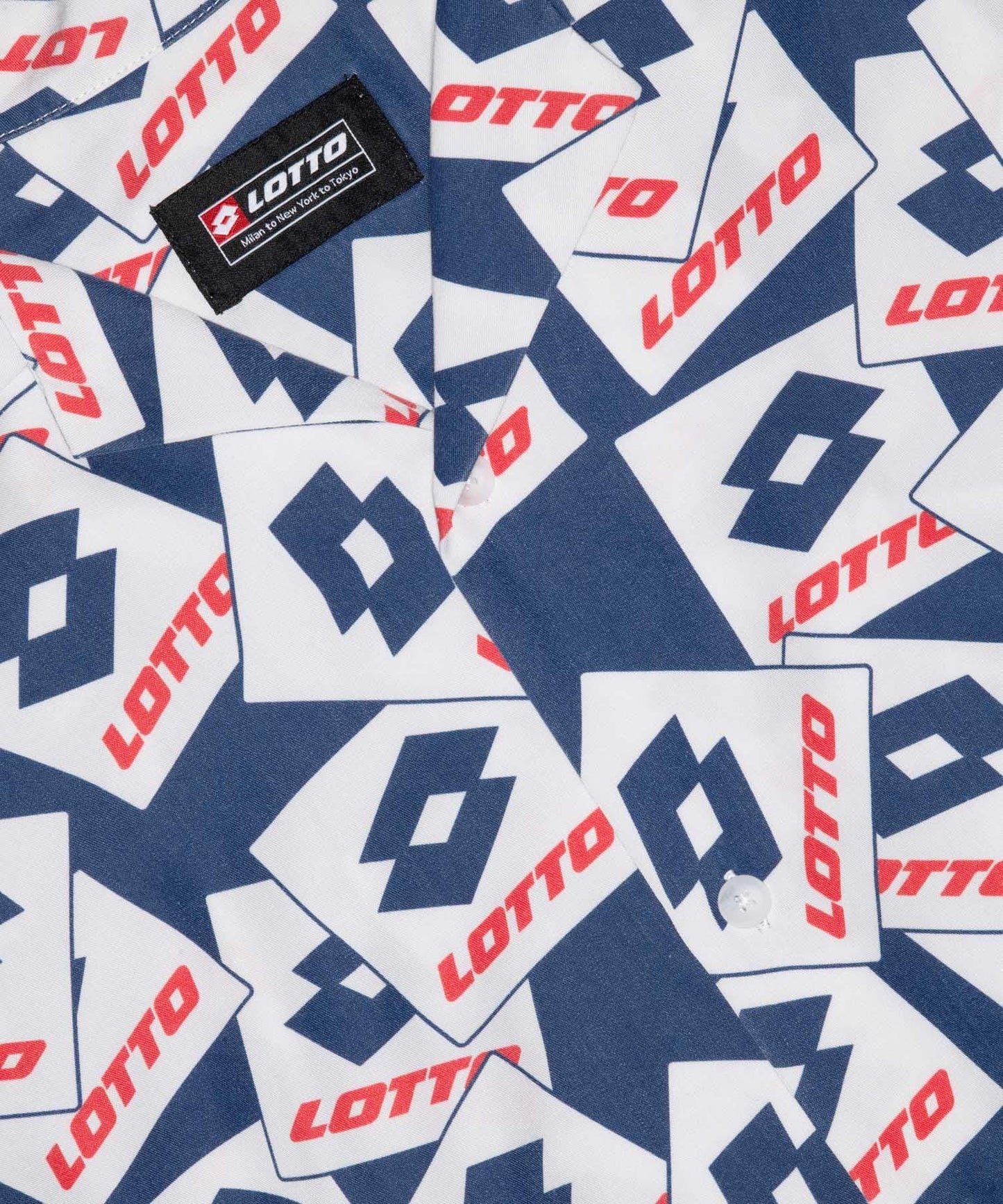 LOTTO LOGO PATTERNED O/C SHIRTS