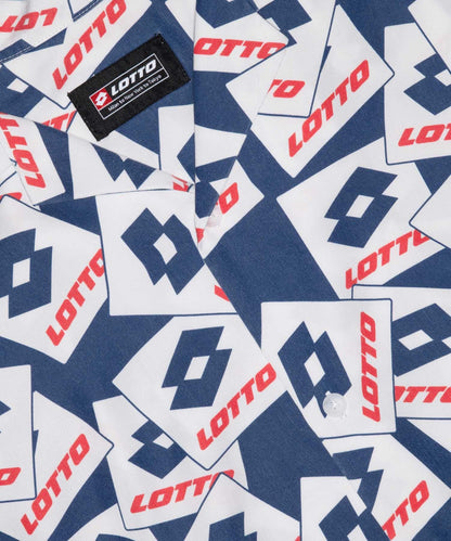 LOTTO LOGO PATTERNED O/C SHIRTS