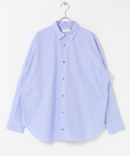 純棉標準版型條紋襯衫