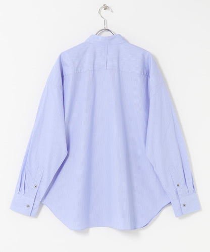 純棉標準版型條紋襯衫