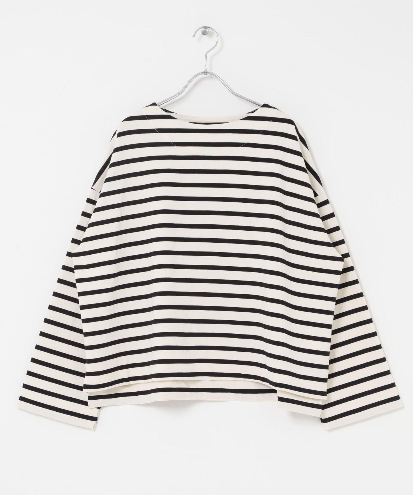 純棉船領條紋T恤
