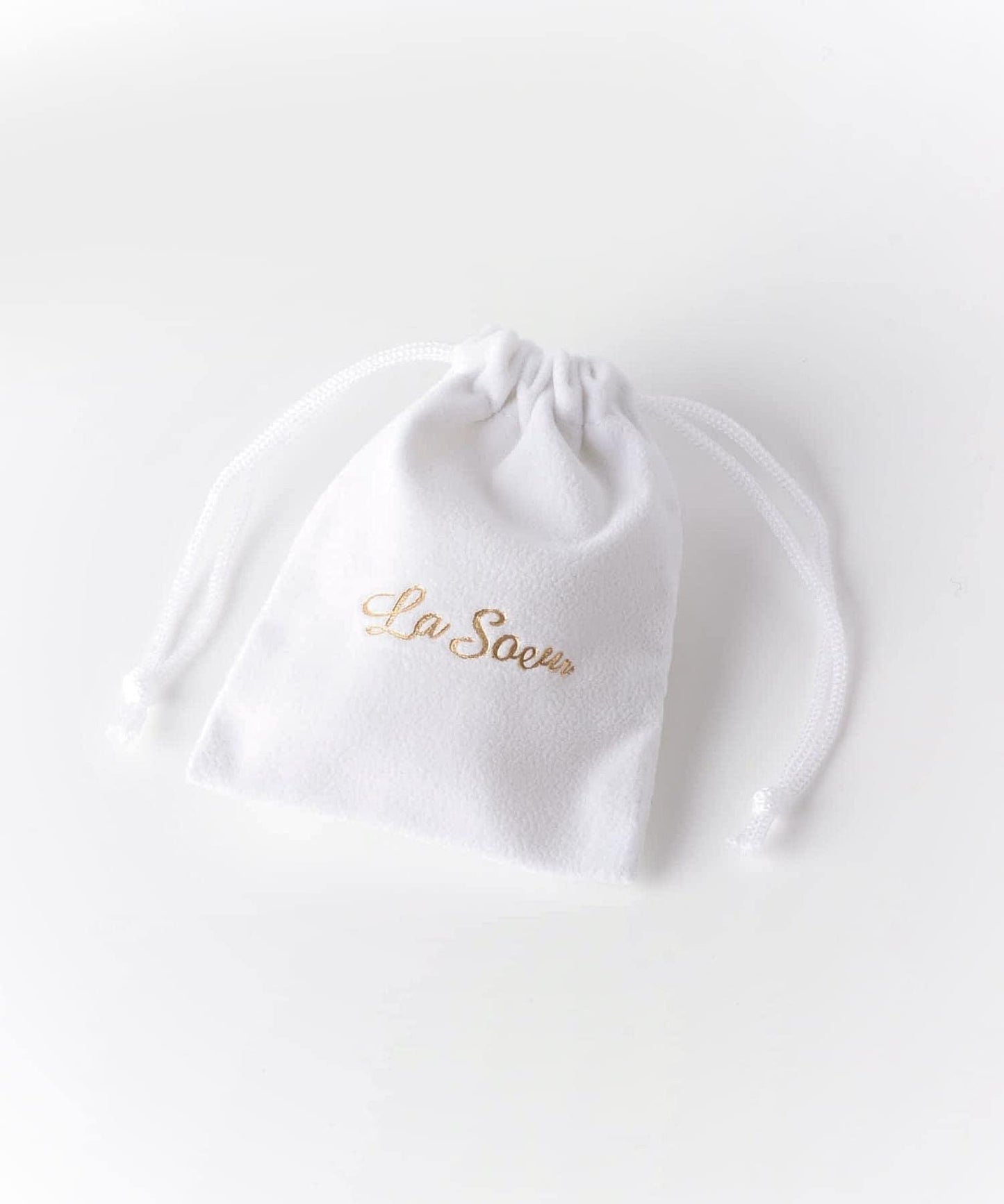 トパーズイニシャルピアス