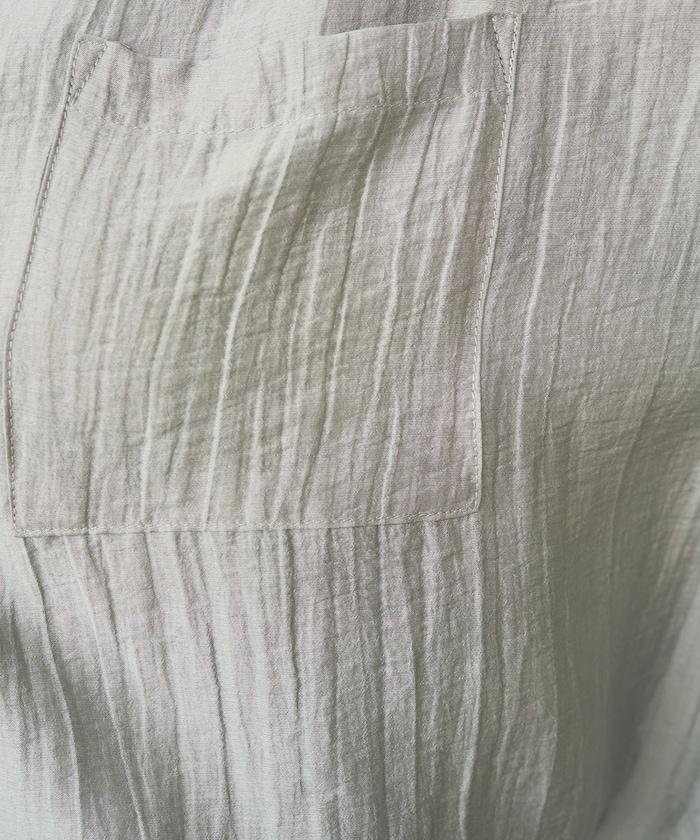 シアーワッシャービッグロングスリーブシャツ【限定展開】