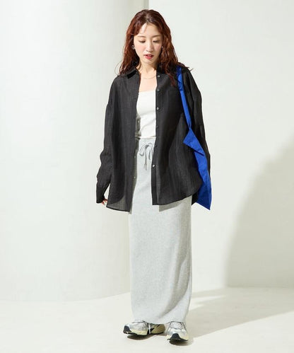 シアーワッシャービッグロングスリーブシャツ【限定展開】