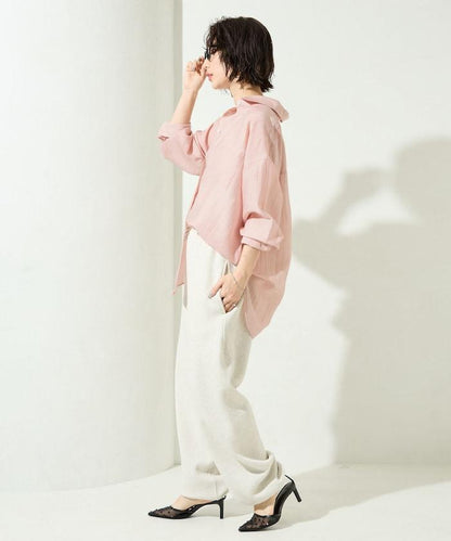 シアーワッシャービッグロングスリーブシャツ【限定展開】