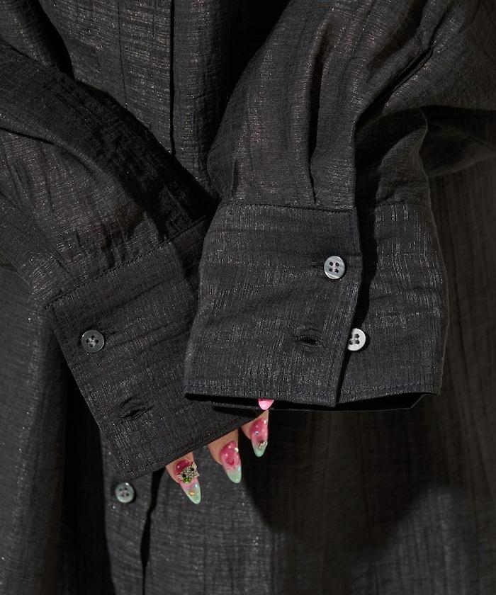 シアーワッシャービッグロングスリーブシャツ【限定展開】