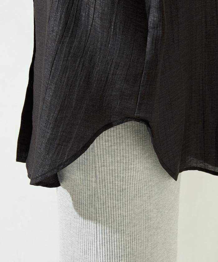 シアーワッシャービッグロングスリーブシャツ【限定展開】