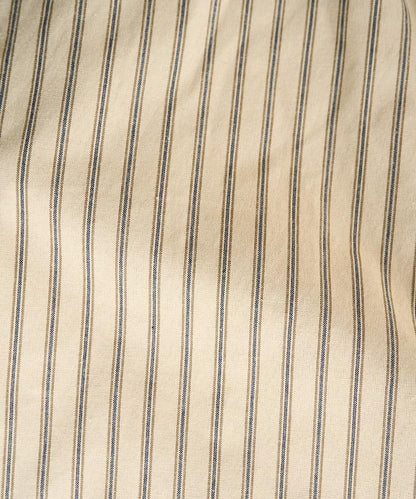 ストライプバックレースアップシャツ【限定展開】