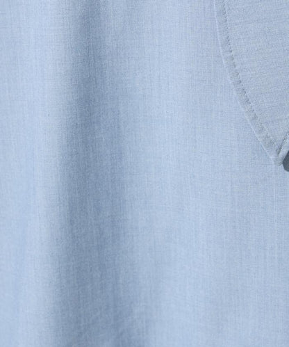 タイ付きフーディービッグシャツ【限定展開】