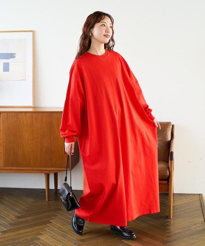 オーバーサイズドルマンスリーブワンピース【限定展開】