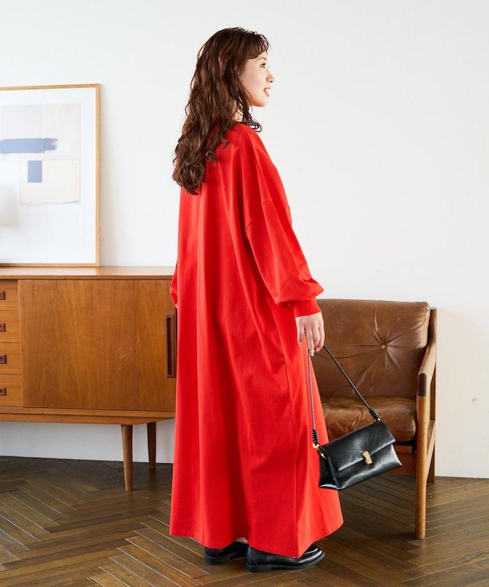 オーバーサイズドルマンスリーブワンピース【限定展開】