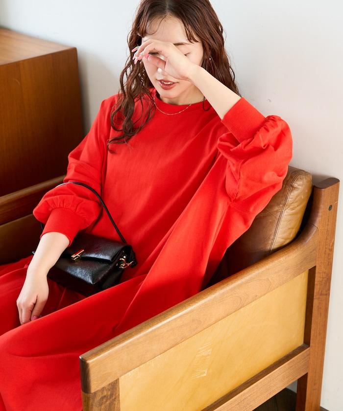 オーバーサイズドルマンスリーブワンピース【限定展開】