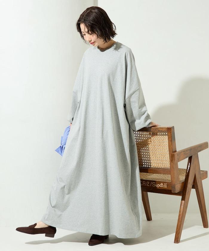 オーバーサイズドルマンスリーブワンピース【限定展開】