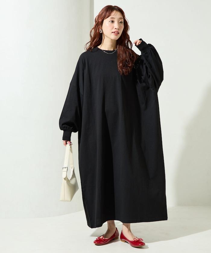オーバーサイズドルマンスリーブワンピース【限定展開】