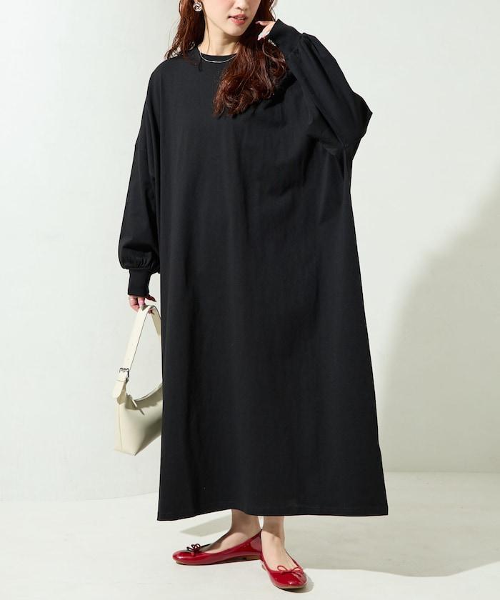 オーバーサイズドルマンスリーブワンピース【限定展開】