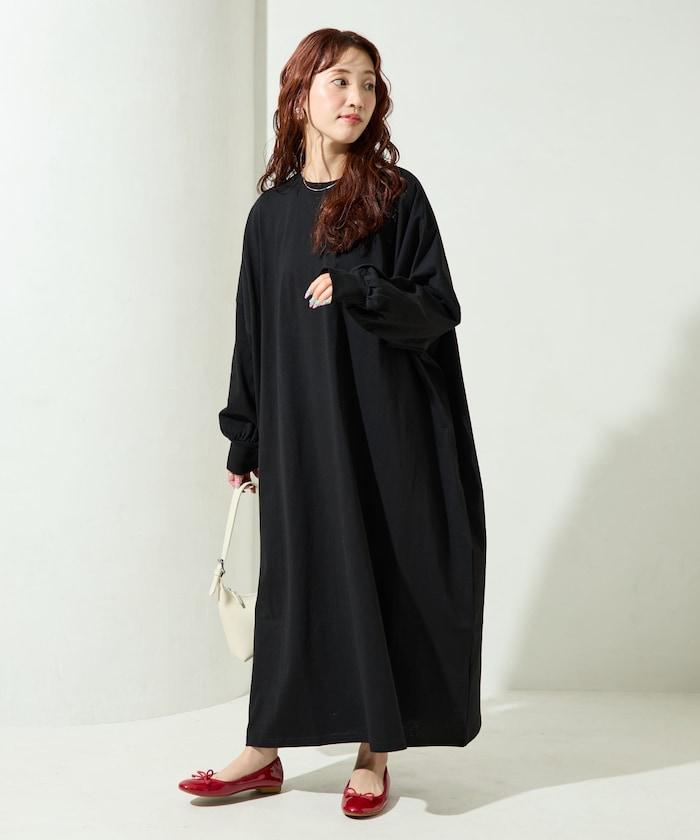 オーバーサイズドルマンスリーブワンピース【限定展開】