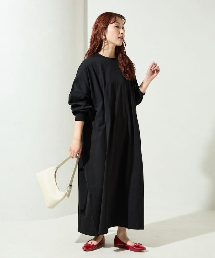 オーバーサイズドルマンスリーブワンピース【限定展開】